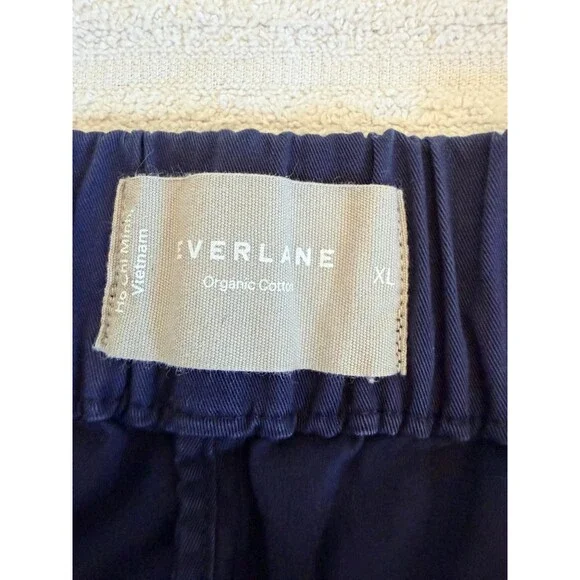 Everlane The Easy Pant Organic Cotton Pull-On Navy Size XL Casual Comfy - Picture 14 of 16